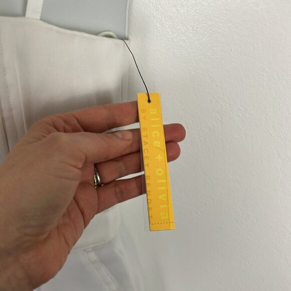 Alice + Olivia NWT Sleeveless Pleated Crepe Jumpsuit - Picture 7 of 14